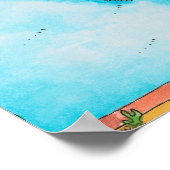 Karte Nordamerikas Poster (Ecke)