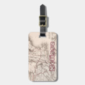 Karte: Nordost-USA Gepäckanhänger (Vorderseite vertikal)