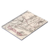 Karte: Nordost-USA Notizblock (Linke Seite)