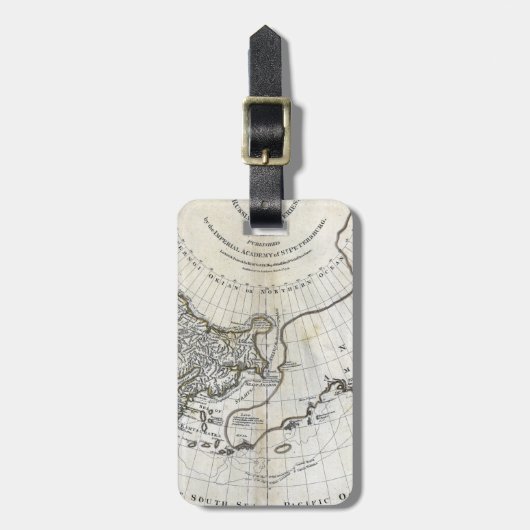 KARTE: NORTH PACIFIC GEPÄCKANHÄNGER (Vorderseite vertikal)