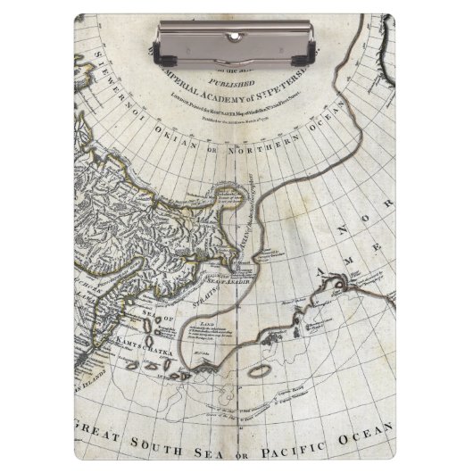 KARTE: NORTH PACIFIC KLEMMBRETT (Vorderseite)