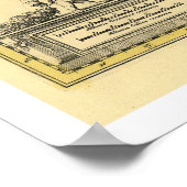 Karte Norwegens von Jan Jansson 1650 Poster (Ecke)