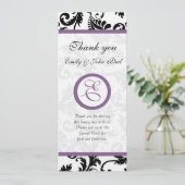 Karte Nr. 2 des Hochzeitsprogramms (Stehend Vorderseite)