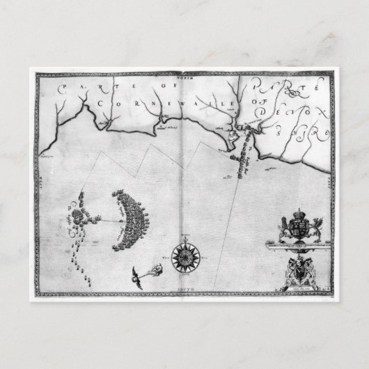 Karte Nr.2 Die Route der Armada-Flotte anzeigen (Vorderseite)