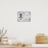 Karte Nr.4 Die Route der Armada-Flotte anzeigen Poster (Küche)