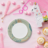 Karte Nr. 4 orographisch Pappteller (Party)