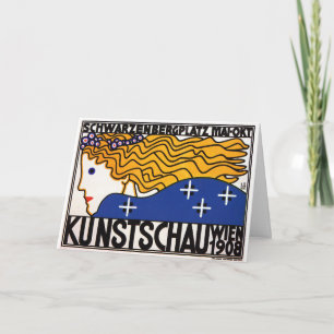 Karte oder Invitiation: Kunstschau Wien