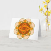 Karte "Öffnen der Sacral Chakra" (Gelbe Blume)