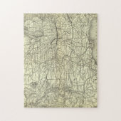 Karte Ohio und Mississippi Puzzle (Vertikal)