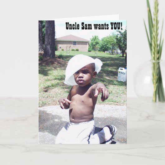 Karte - Onkel Sam Will Sie (Spoof) (Vorderseite)