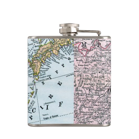 KARTE: OSTASIEN, 1907 FLACHMANN (Rückseite)