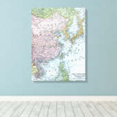 KARTE: OSTASIEN, 1907 LEINWANDDRUCK (Insitu (Holzboden))