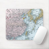 KARTE: OSTASIEN, 1907 MOUSEPAD (Mit Mouse)