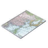 KARTE: OSTASIEN, 1907 NOTIZBLOCK (Linke Seite)