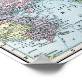 KARTE: OSTASIEN, 1907 POSTER (Ecke)