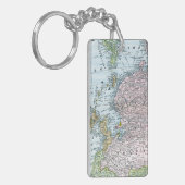 KARTE: OSTASIEN, 1907 SCHLÜSSELANHÄNGER (Vorderseite links)