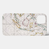 KARTE: OSTinseln, 1670 Case-Mate iPhone Hülle (Rückseite (Horizontal))