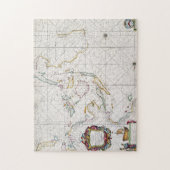 KARTE: OSTinseln, 1670 Puzzle (Vertikal)