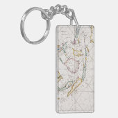 KARTE: OSTinseln, 1670 Schlüsselanhänger (Vorderseite links)