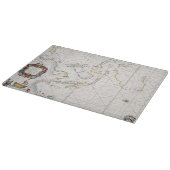 KARTE: OSTinseln, 1670 Schneidebrett (Ecke)