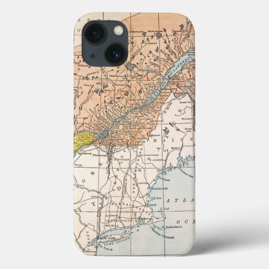 KARTE: OSTkanada Case-Mate iPhone Hülle (Rückseite)