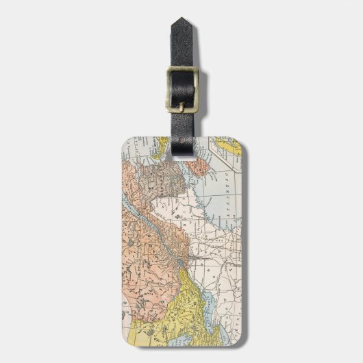 KARTE: OSTkanada Gepäckanhänger (Vorderseite vertikal)