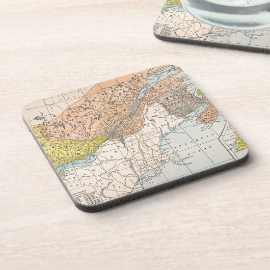 KARTE: OSTkanada Untersetzer (Linke Seite)