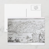 Karte Palästinas, aus einem Pessach Haggada (Vorne/Hinten)