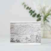 Karte Palästinas, aus einem Pessach Haggada (Stehend Vorderseite)