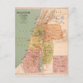 Karte Palästinas in der Zeit Christi (bis 70 n. Ch (Vorderseite)