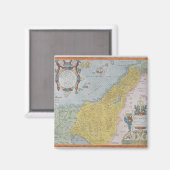 Karte Palästinas Magnet (Vorderseite/Rückseite)