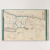 Karte Palästinas oder Kanadas Puzzle (Horizontal)