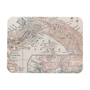 KARTE: PANAMA, 1907 MAGNET