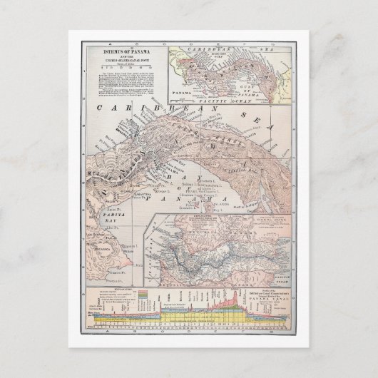 KARTE: PANAMA, 1907 POSTKARTE (Vorderseite)