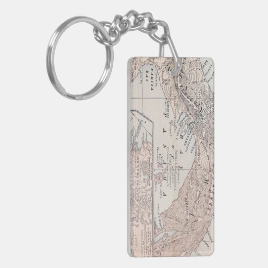 KARTE: PANAMA, 1907 SCHLÜSSELANHÄNGER (Vorderseite links)