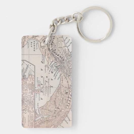 KARTE: PANAMA, 1907 SCHLÜSSELANHÄNGER (Rückseite)