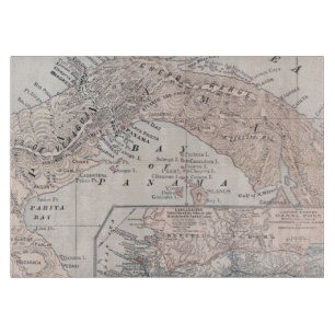 KARTE: PANAMA, 1907 SCHNEIDEBRETT