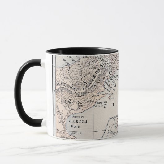 KARTE: PANAMA, 1907 TASSE (Links)