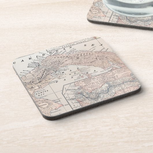 KARTE: PANAMA, 1907 UNTERSETZER (Linke Seite)