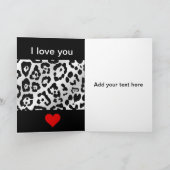 Karte Panda-Liebevalentines Tages (Innenseite)