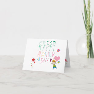 Karte Para mama que es como un libro de cocina