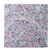 Karte Paris Frankreich Fliese (Vorderseite)