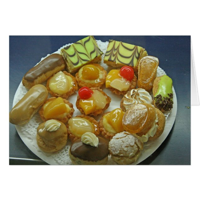 Karte, "Pastries # 3" (Vorderseite (Horizontal))