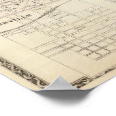 Karte Perry Landkreis, Nashville und Carmi Poster (Ecke)