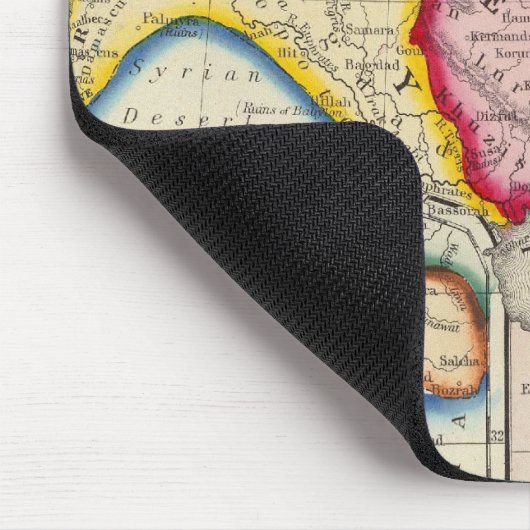 Karte Persiens, Türkei in Asien Afghanistan Mousepad (Ecke)