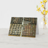 Karte, "Petits Fours" Karte (Gelbe Blume)