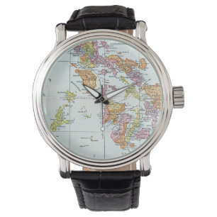 KARTE: PHILIPPINEN, 1905 ARMBANDUHR