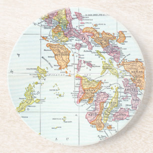 KARTE: PHILIPPINEN, 1905 GETRÄNKEUNTERSETZER