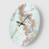 KARTE: PHILIPPINEN, 1905 GROßE WANDUHR (Winkel)