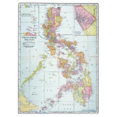 KARTE: PHILIPPINEN, 1905 KLEMMBRETT (Rückseite)